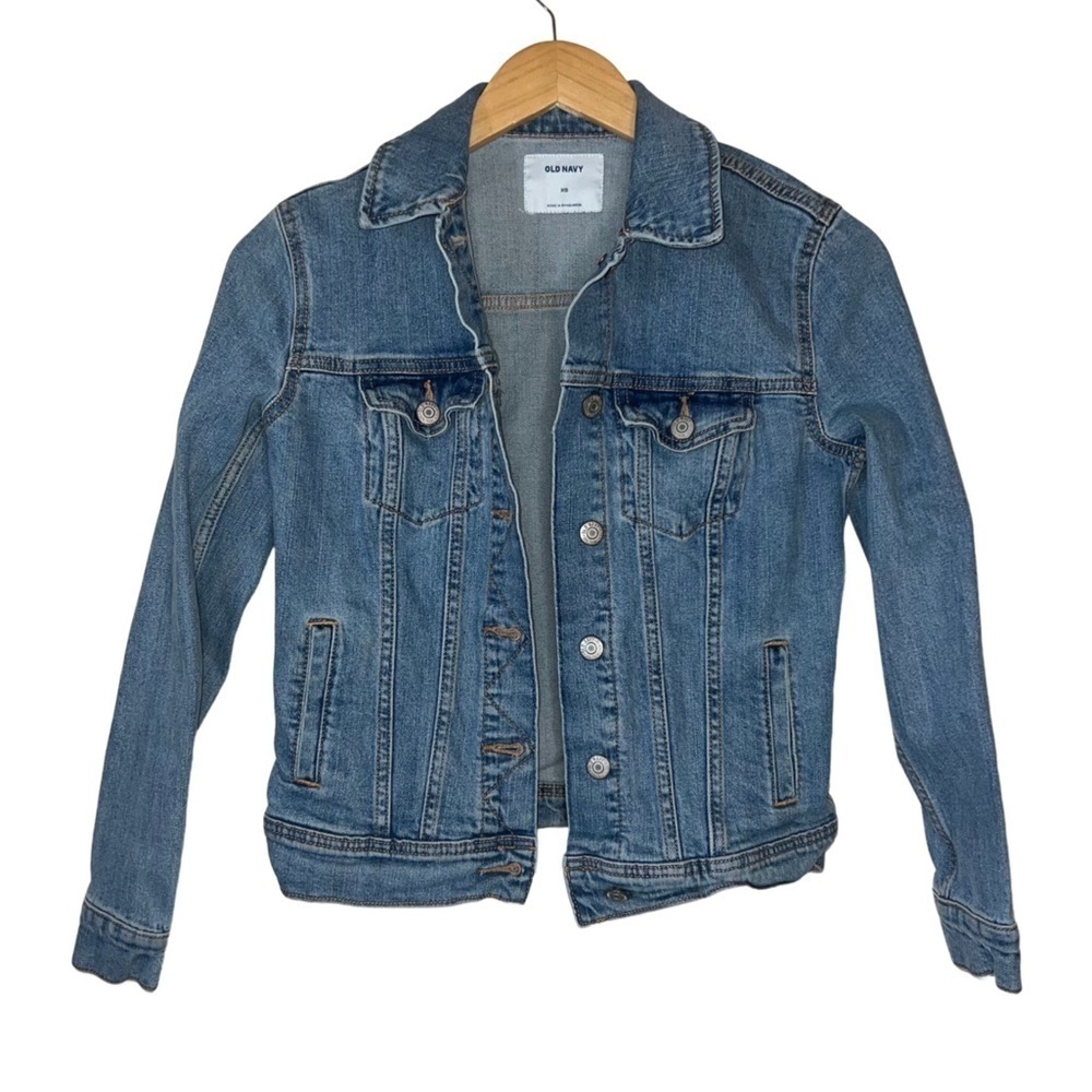 Old Navy Women’s Cotton Button Front Jean Jacket Size XS